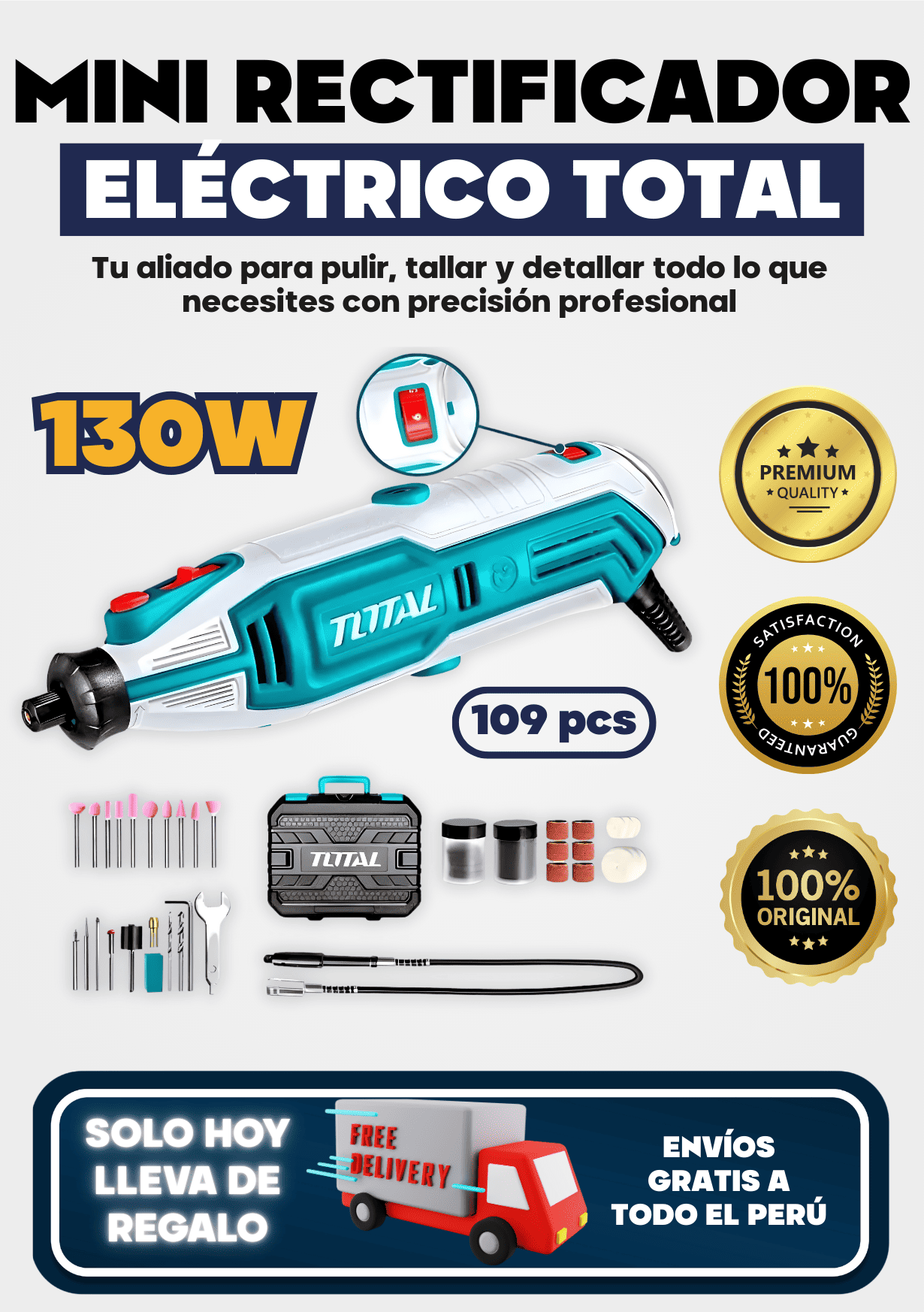 MINIRECTIFICADOR DE 130W ELÉCTRICA - TOTAL