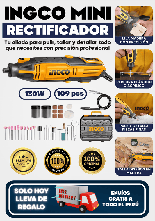 INGCO MINI RECTIFICADOR 130W