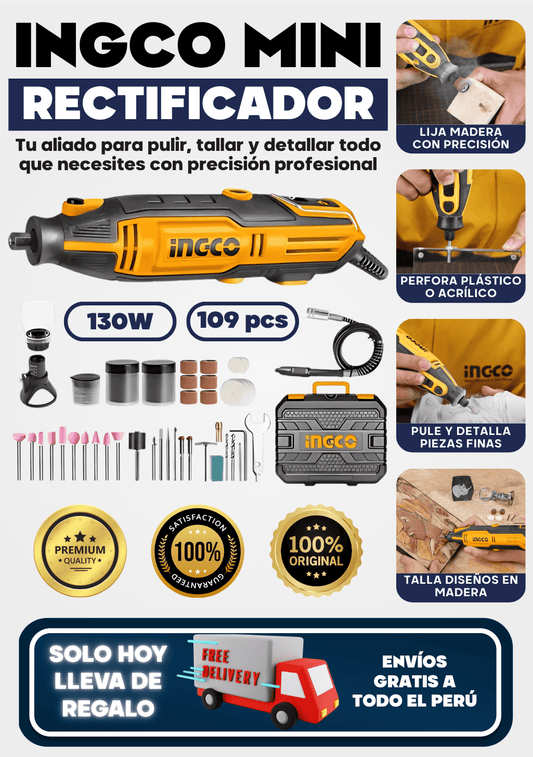 INGCO MINI RECTIFICADOR 130W