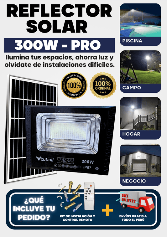 Reflector Solar 300W - Premium