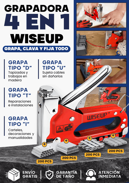 Grapadora 4 en 1 - Pro