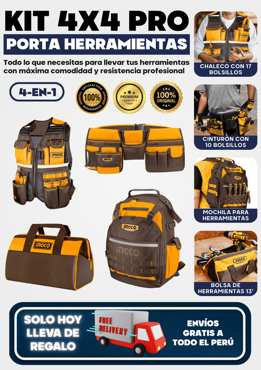 KIT 4X4 PRO PORTA HERRAMIENTAS
